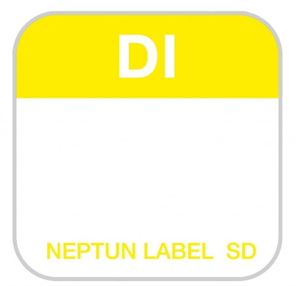 NEPTUN Label SD - eckig - 25 mm, 500 Etiketten pro Rolle