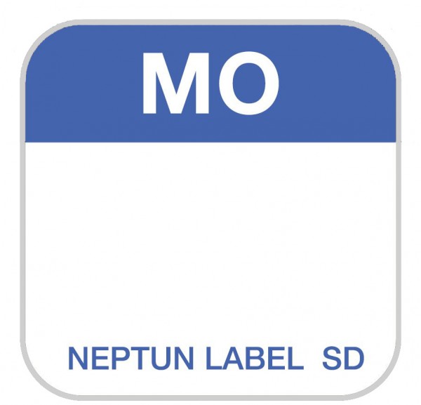 NEPTUN Label SD - eckig - 25 mm, 500 Etiketten pro Rolle